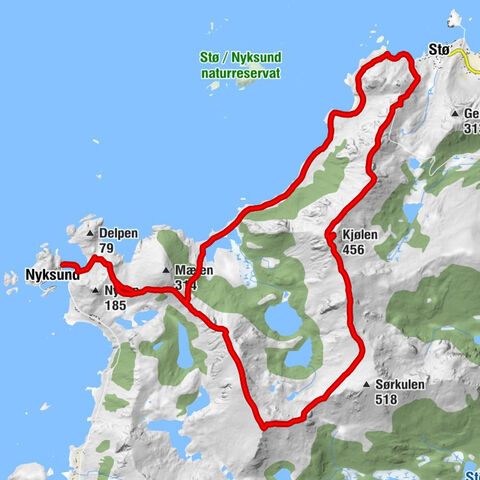 Nyksund - Gongskaret - Kjølen - Valen Restaurant