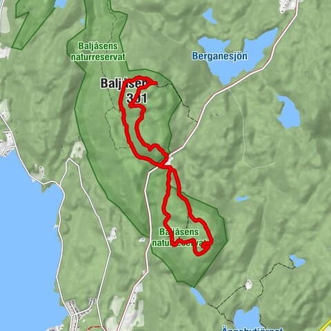 Åmåls kommun - Petersborg - Björndalsberget - Baljåsen