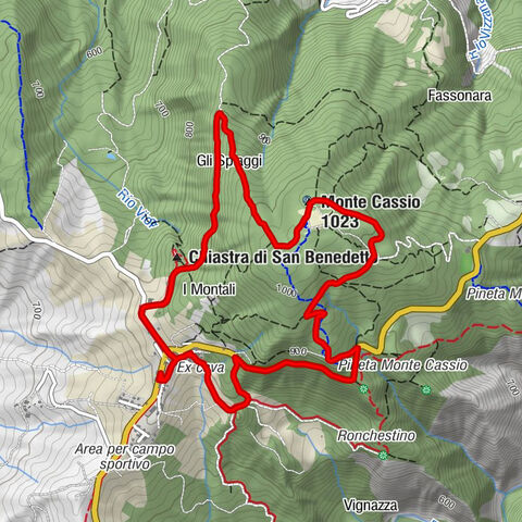 Salti del Diavolo - Cassio - Fontanazzi - Monte Cassio