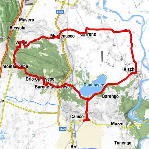 CALUSO Anello Lago di Candia Morena Ovest