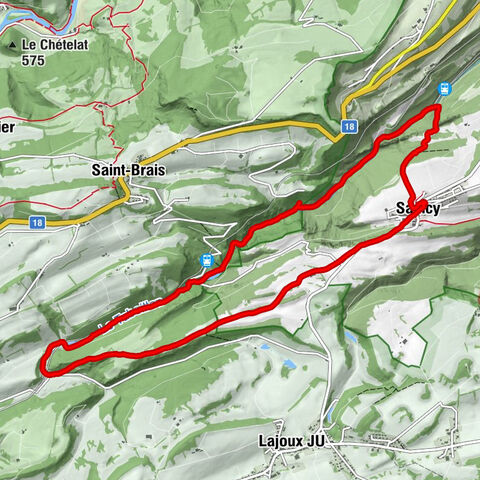 Saulcy - Schlucht Tabeillon - Saulcy (JU🇨🇭)