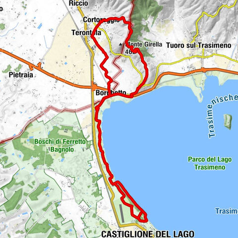 Lago Trasimeno, Ufer + Ausblick, Umbrien/Italien