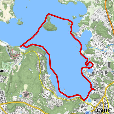 Paesaggi del Vesijärvi - remando da Messilänranta, Hollola e Lahti