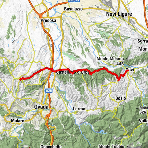 IL GRANDE CAMMINO DEL MONFERRATO - 12°TAPPA:  GAVI - CARPENETO