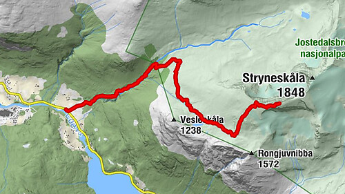 Stryn - Skåla - Skålatårnet