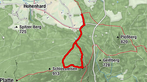 Marktredwitzer Haus - Ruine Weißenstein - Burgruine Weißenstein - Dreifaltigkeitskapelle