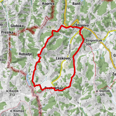 Orijent - Mađerkin Breg - Štrigovščak - Štrigova