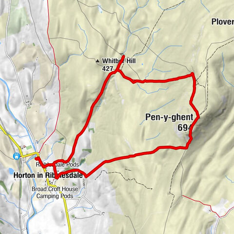 Horton in Ribblesdale - Pen-y-ghent - Tarn Bar