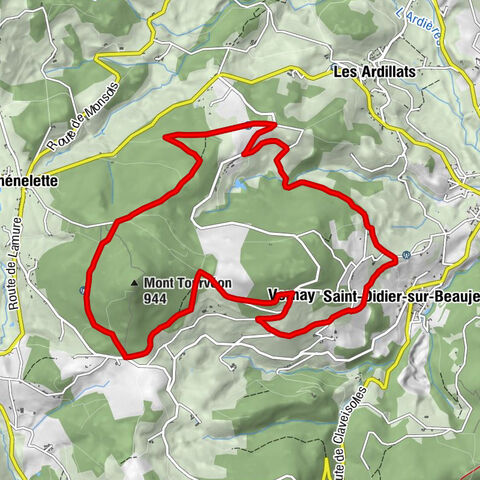 Le tour de la montagne de Crochet et du mont Tourvéon