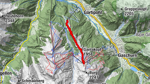 Percorso panoramico Gantakopf
