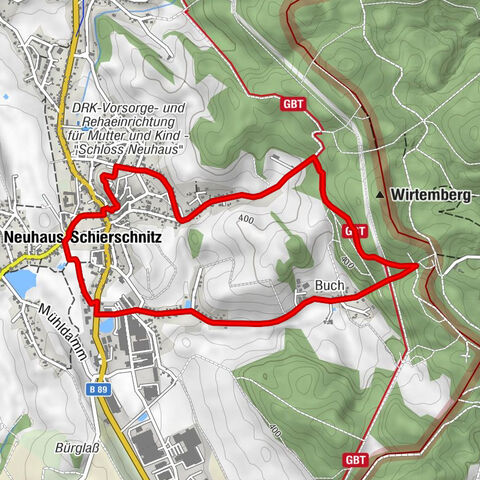 GeoPercorso - Carbone - Neuhaus Schierschnitz