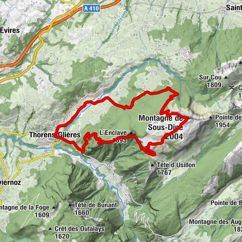 Thorens-Glières - La Colanche - Montagne de Sous-Dîne - La Chaumière Savoyarde