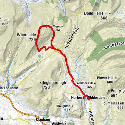 Batty-wife Hole - Whernside - Sandy Hill - St. Oswald's