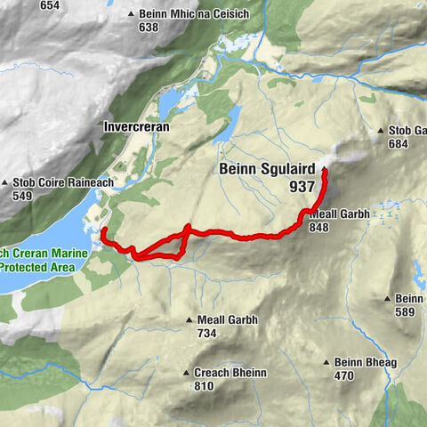 Argyll and Bute - Beinn Sgulaird - Meall Garbh