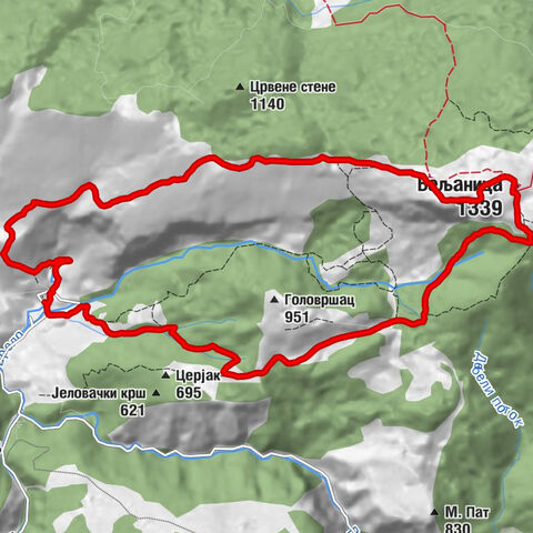 Lisinski raj - Водопад - Бељаница - Велики бук