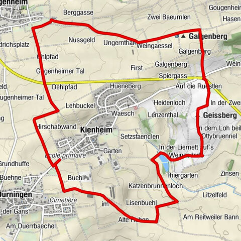 Kienheim - Galgenberg - Geissberg