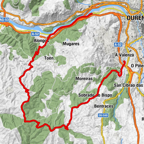 Ourense - Coto Concheiro - Igrexa de San Martiño de Alongos - Alongos