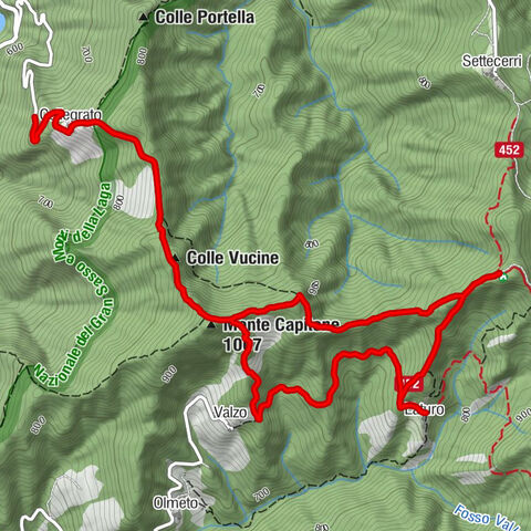 Valle Castellana - Chiesa di San Giovanni - Colle Vucine - Monte Capitone