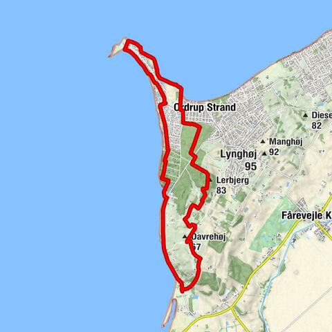 Odsherred Kommune - Davrehøj - Rævebjerg - Lerbjerg