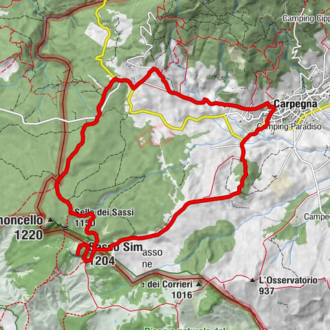 Sestino - Bivacco Sasso di Simone - Sasso Simone - Carpegna