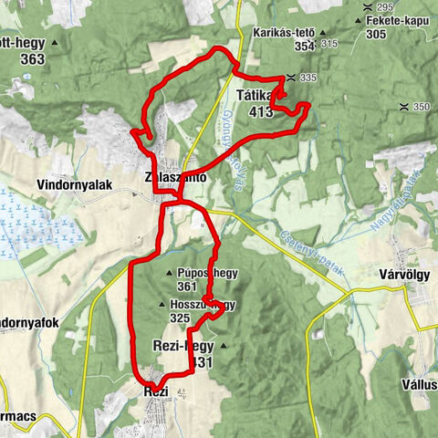 Szent Kozma és Damján-templom - Tátika - Szent Vendel kápolna - Zalaszántó