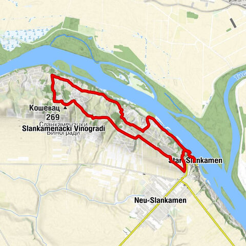 Стари Сланкамен - Римокатоличка црква - Кошевац - Чарда код Мике Аласа