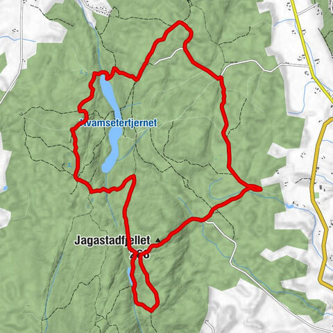 Nes - Putten - Jagastadfjellet