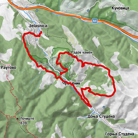Чукљеник - Радов камен - Етно подрум Брка - Јелашница