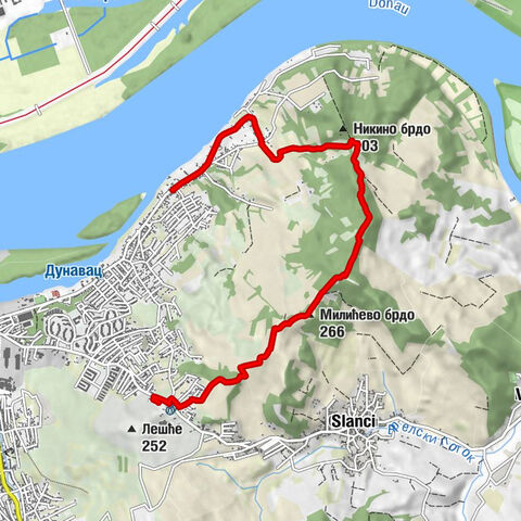 Београд - Милићево брдо - Вишњичко брдо - Београд (Палилула)