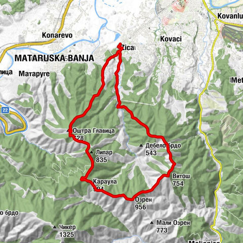 Црква Успења Богородице - Караула - Озрен - Витош