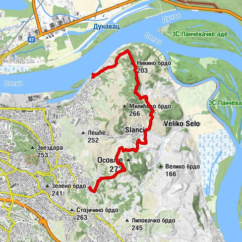 Сланци - Никино брдо - На крају света - Београд