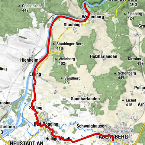 Abensberg - St. Sebastian - Frauenbergkapelle - Klosterschenke Weltenburg