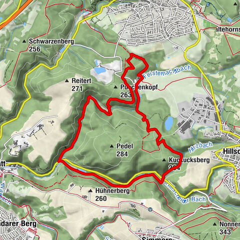 Forellenhof - Bembermühle - Saustallkopf - Vallendar