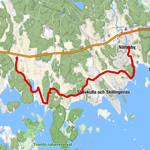 Ronneby kommun - Vambåsa - Tromtesunda - Nättraby kyrka