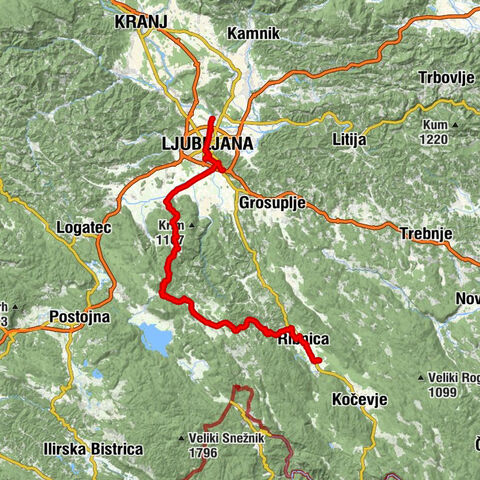 Ježica - Cerkev Sv. Mihaela - Siva glava - Nemška vas