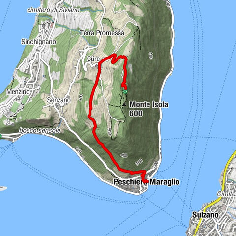 Peschiera Maraglio - Cure - Santuario della Madonna della Ceriola
