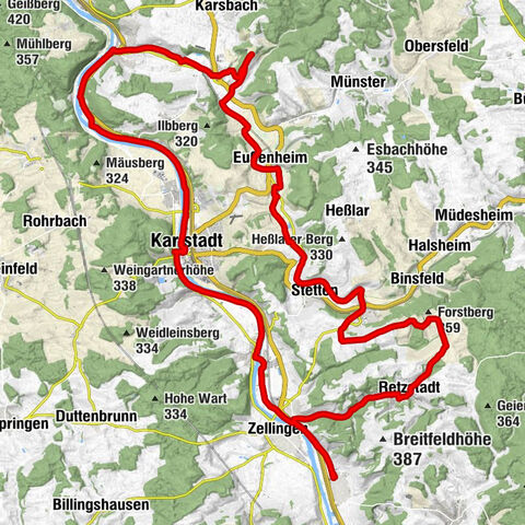 Thüngersheim - St. Laurentius - St. Andreas - Brandhöhe