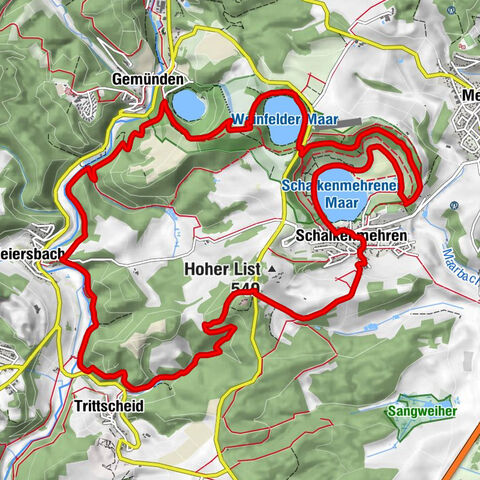 Schalkenmehren - Haus am Maar - Weinfelder Kapelle - Mäuseberg