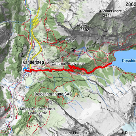 Berghaus Oeschinensee - Berghotel Oeschinensee - Reformierte Kirche - Kandersteg