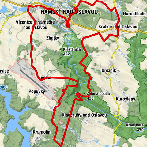 Náměšť nad Oslavou - svatý Jan Křtitel - Vícenice u Náměště nad Oslavou - Svatý Martin