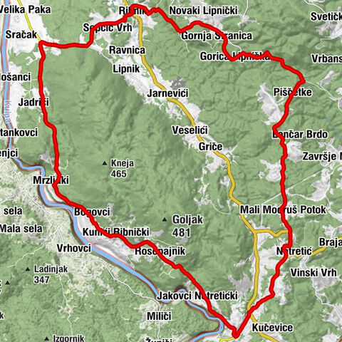 Gorica Lipnička - Gornja Stranica - Kapela presvetog Trojstva - crkva svete Katarine