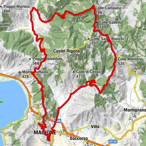 Magione - Colle Galletto - Colle Campana - Pappagloria