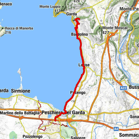 Bardolino - San Nicolò - Peschiera del Garda