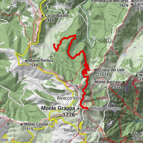 Rifugio Bocchette - Abisso Spaurasso - Monte Grappa - Rifugio Bassano