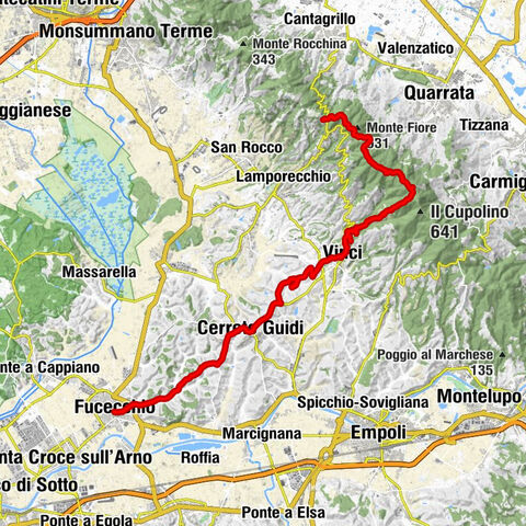 San Baronto - Poggio Campo di Baldo - Poggio il Casino - Collegiata di San Giovanni Battista