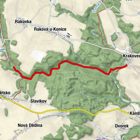 Krakovec - Ochozská kyselka - Kyselka