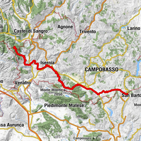 Campitelli - Serra Soda - Serra le Tre Finestre - Colle Casarenella