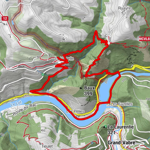 Grand-Vabre - Église Saint-Roch - L'Auberge du Peyral - La Vinzelle