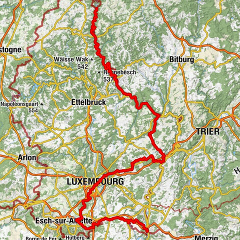 Moulin de Kalborn - Kazeknapp - Jockesbierg - Schengen