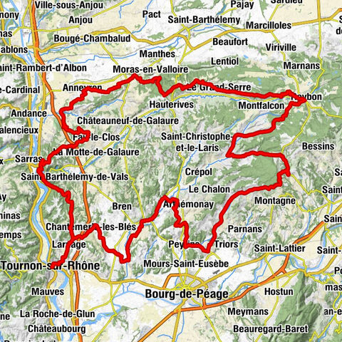 Tournon-sur-Rhône - Col de la Madeleine - Église Saint-Bonnet - Église Saint-Valéry